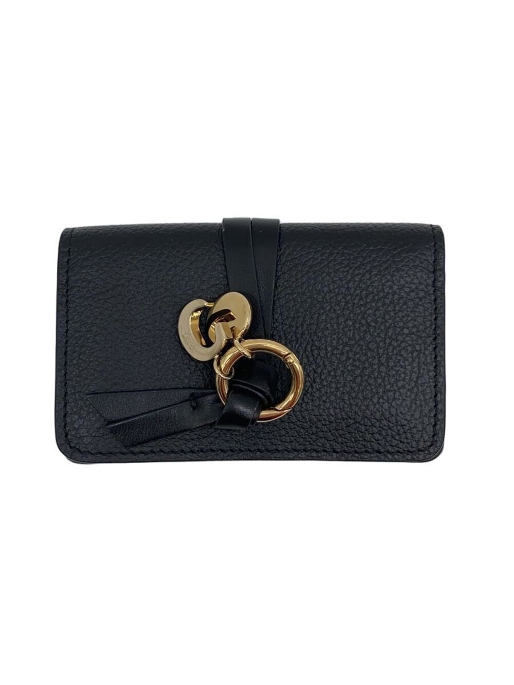 Chloe Card Case Wallet Black
